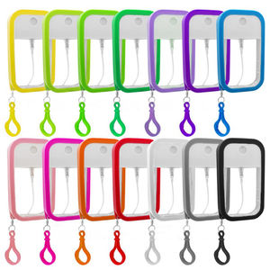 38ml 45ml rechargeable <span class=keywords><strong>vide</strong></span> <span class=keywords><strong>poche</strong></span> carte brouillard plat carré vaporisateur distributeur bouteille de parfum avec support en silicone et porte-<span class=keywords><strong>clés</strong></span> - Product Image 2