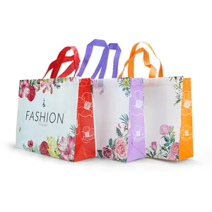 Tote Gift Fabric Recycle Grocery Laminated Pp Non Woven Bag Manufacturer