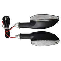 Usine directe universelle 18 LED moto clignotants indicateurs lampe en plastique conduite lumière avec effet fluide