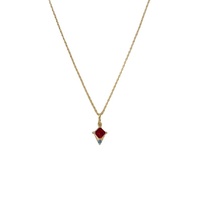 Colliers tendance en cuivre plaqué or véritable 18 carats avec pendentif nœud cœur en bambou et zircone cubique, bijoux pour femmes sportives, Saint-Valentin