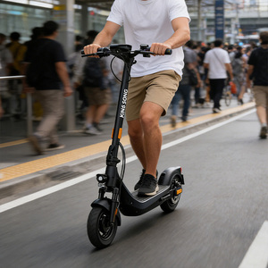 Patinete Eléctrico Plegable Económico para Adultos, 37V 500W, Potente, con Neumáticos de Aire de 10 Pulgadas y Suspensión Delantera y Trasera - Product Image 2