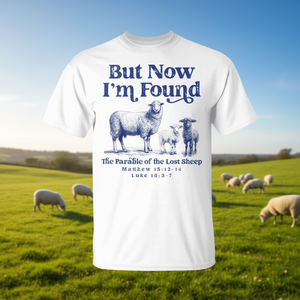 Camiseta Cristiana con Versículo Bíblico, Parábola Promocional del Ovejero Perdido - Product Image 3