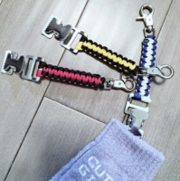Sangle de fixation universelle multifonctionnelle pour gants de travail, en paracorde, pour activités extérieures, escalade et outils de serrage