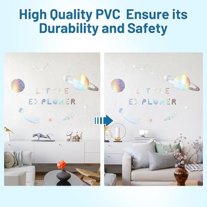 Pellicola Laser Quadrata Piccola con Motivo Geometrico Autoadesiva per Decorazione di <span class=keywords><strong>Gadget</strong></span> Elettronici e Confezioni Creative - Product Image 3