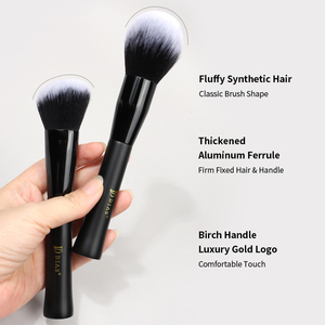 Nouveau 10 Pièces Powder Blush Eye Eco Ladies Propre Marque Personnaliser Stand Noir Private Label <span class=keywords><strong>Bronzer</strong></span> Custom Acheter Pinceaux de Maquillage - Product Image 2