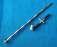 Sonde d'échantillonnage de sol en acier inoxydable avec anneau d'échantillonnage et coupe-cœur