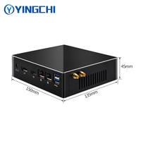 Mini ordinateur de jeu 13e I7 1360P DP Type-C HD 4K/8K Win10/11 2 LAN Ethernet Port X86 Display Micro Desktop PC