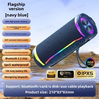 Nouvelle Enceinte Portable Extérieure Étanche 5.3 avec Éclairage LED RGB en Plastique Prix Usine Livraison Rapide