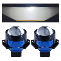 Lentille de projecteur Bi LED 12V 65W, lampes de phare LED, projecteurs LED 3,0 pouces, phares Bi LED pour voiture universels