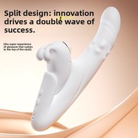 Vibrateur Lapin Heguan pour Femme, Jouet Sexuel Vibrant et Rétractable, Contrôle par Application, Télécommande Longue Portée, USB, pour Adulte