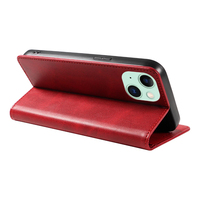 Funda Tipo Cartera de Cuero PU Premium para iPhone 15 Plus - Funda con Soporte para Teléfono, Ranuras para Tarjetas, Cierre Magnético y Carcasa Antigolpes