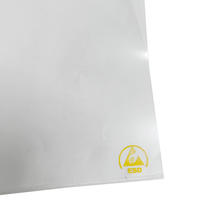 Porte-documents antistatique transparent ALLESD ESD à ouverture double face pour un bureau sans poussière