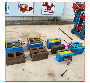 Máy làm gạch xi măng công nghiệp nhỏ cho khối rỗng cát và đất bê tông bùn với bơm lõi và khuôn cho Châu Phi - Product Image 3