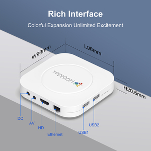 กล่องทีวีแอนดรอยด์ RK3528 ควอดคอร์ 2GB 16GB WiFi 6 5G BT 5.4 100M อีเธอร์เน็ต เครื่องเล่นมีเดีย ขายดีปี 2026 - Product Image 2