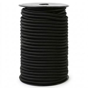Cordon élastique enroulable 6 mm 328 pieds, corde antichoc robuste, corde extensible pour réparation de kayak, poteau de tente, camping, fixation, bricolage - Product Image 1