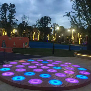 Dalles de sol rondes lumineuses interactives, sensibles au toucher, <span class=keywords><strong>LED</strong></span>, pour la décoration de discothèque - Product Image 3