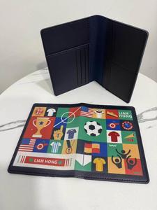 Custom Logo PU Leather Passport Cover Sublimation Blank Travel <b>Wallet</b> ID Card <b>Holder</b> Available in Multiple Colors for Gift - Product Image 3