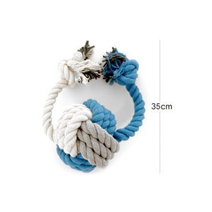 Jouet en corde de coton Yommy 35 cm pour animaux de compagnie, jeu interactif - Product Image 3