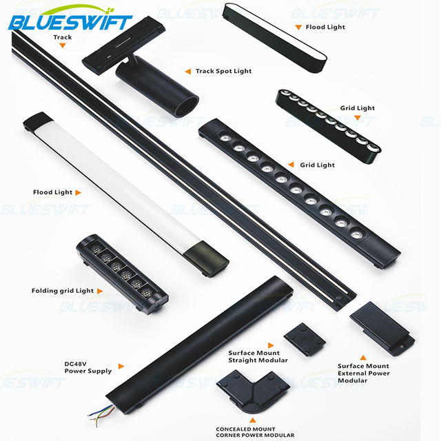 35MM Smart Dimmable Ultra Thin Led Magnetic Track Light 48v Slim Mini Magnetic Track Lamp