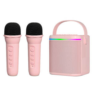 Altavoz de <span class=keywords><strong>Karaoke</strong></span> Altavoz colorido para niños <span class=keywords><strong>Micrófono</strong></span> Inalámbrico portátil Precio al por mayor Suministro de fábrica Más vendido - Product Image 3