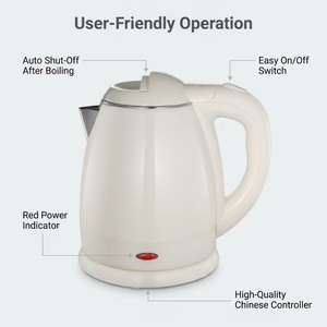 Hervidor de Agua Inalámbrico de Acero Inoxidable de 1.2L, Calentador Portátil para Uso Doméstico y Hotelero, Hervidores de 1.2L - Product Image 4