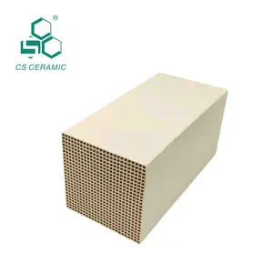 Cordierite Thermal Exchanger Ceramic High Good Quality Industrial Porous Mullite Cordierite Corundum Gas Heat Thermal Exchanger Storage Honeycomb Ceramic For RTO