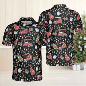 Personalized 88% Polyester 12% Spandex Sport Dry Fit Jersey Sublimation Printed Golf <b>for</b> Polo <b>T</b>-<b>Shirt</b> Customized Logo <b>Christmas</b> - Product Image 4