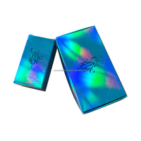 V-089 OEM Logo de marque personnalisé 2ml, 5ml , 10ml Boîtes de marque de distributeur holographiques Autocollants pour flacons adhésifs