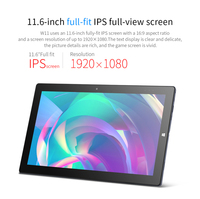 OEM precio promocional 11,6 pulgadas táctil LED pantalla Win 10 sistema todo en uno PC computadora de escritorio
