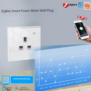 Enchufe Inteligente Zigbee Tuya para Hogar, 16A, con Monitoreo de Energía, Aplicación con Temporizador, Control Remoto para Enchufe Inteligente de 10A - Product Image 1