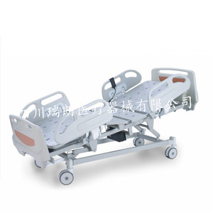 เตียงผู้ป่วยไฟฟ้ารุ่น RC-002 ยี่ห้อ Sichuan Ruilang สำหรับห้องไอซียู พร้อมระบบตรวจสอบและปรับได้ 5 ฟังก์ชั่นด้วยระบบแมนนวล - Product Image 5