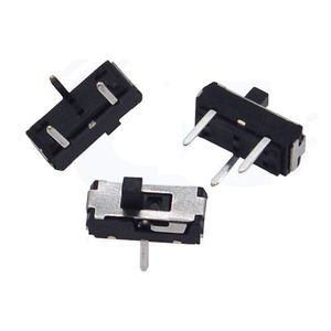 Microinterruptor de palanca MSS-12D16 de 2 posiciones y 3 pines, interruptor deslizante subminiatura de 2.0 mm de perfil bajo para montaje en PCB - Product Image 3