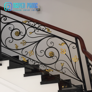 Barandilla de escalera interior, diseño seguro y cómodo, precio barato, pero de alta calidad - Product Image 1