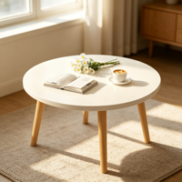 Table basse convertible de chevet pour chambre à coucher, mini table de luxe légère et portable, écologique, petite table de salon, canapé simple