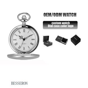 Relojes de Bolsillo de Cuarzo Japonés con Diseño de Logotipo Personalizado OEM/ODM, Regalo de Navidad - Product Image 2