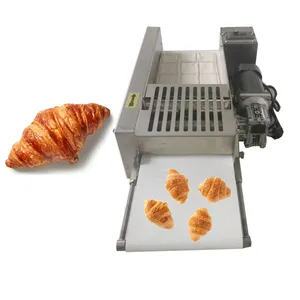 Bakery Lini Produksi Croissant Kecil Mesin Croissant Dough Sheeter Rolling Machine untuk Digunakan Di Rumah