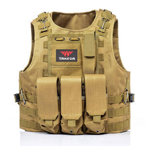 سترة واقية تكتيكية من Yakeda, سترة واقية تكتيكية واقية من الجسم بتصميم مموه سريع التحرير سترة تكتيكية - Product Image 1