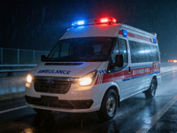 Nouvelle ambulance Naveco Diesel à transmission manuelle, traitement rapide, longueur 8-15m