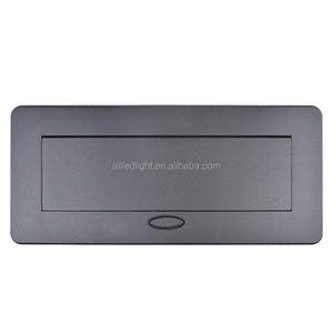 Prise de courant de table standard européenne avec câble EU de 1,5 m de long, 2 ou 3 prises, panneau en aluminium, bureau, cuisine, armoire, couvercle métallique - Product Image 4