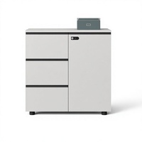 Armoire de classement de bureau moderne Shuoran, design modulaire indépendant, facile à assembler, serrure à code, 3 tiroirs