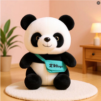 Peluche Panda Géante Sac à Dos, Cadeau de Mariage, Confettis de Mariage, Jouet en Peluche Panda pour Faveur de Mariage