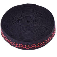 Bande élastique en dentelle noire certifiée OEKO-TEX, logo personnalisé, assurance qualité, silicone hautement élastique antidérapant pour soutien-gorge
