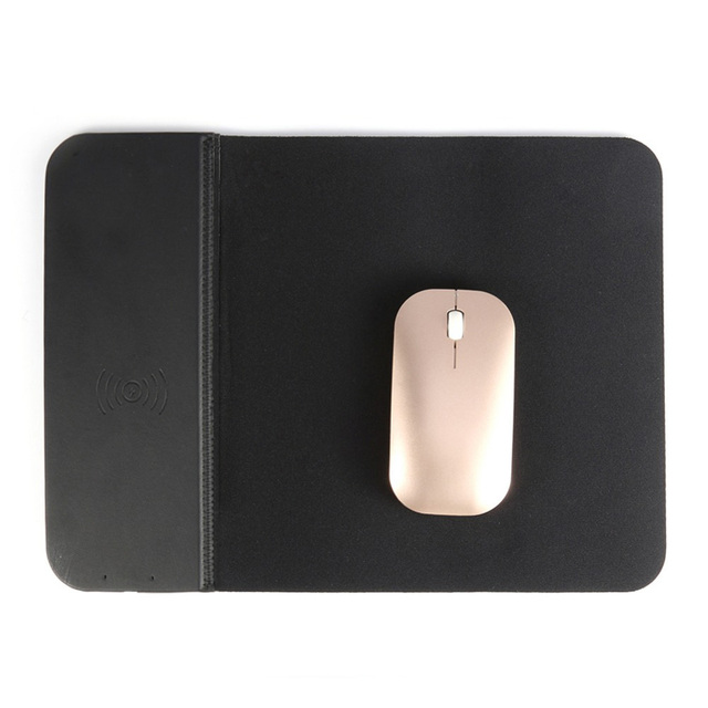 2024 New Product 15W Wireless Charging Mouse Pad with QC3.0 Fast Charger 5V/2A Input 5W Output for Phone and Games