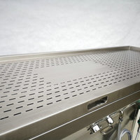 Table d'autopsie de laboratoire d'histopathologie, table de dissection durable en acier inoxydable, table d'autopsie pour hôpital
