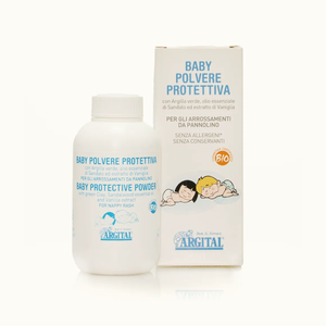 Argital 60gr Polvo Protector Orgánico Medicado para el Cuidado de la Piel del Bebé con Arcilla Verde, Aceite de Sándalo y Extracto de Vainilla para la Dermatitis del Pañal - Product Image 1