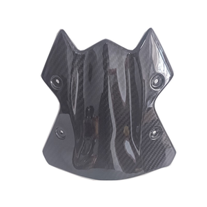 Convient pour <span class=keywords><strong>Kawasaki</strong></span> ZX4R ZX4R <span class=keywords><strong>ZX25R</strong></span>, pièce modifiée en fibre de carbone, carénage, pare-brise avant - Product Image 5
