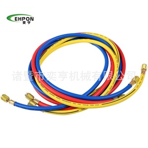 Jeu de manomètres de réfrigérant automobile Ehpon R134a à double valve en alliage d'aluminium avec manomètres haute et basse pression pour climatisation automobile - Product Image 3