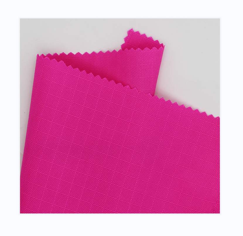 IN STOCK 420D 0.7*0.7 Ripstop Nylon Oxford Fabric with PU Coating and Waterproof