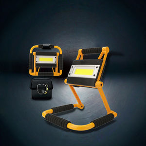 Lámpara de Trabajo LED con Batería Integrada Resistente, Diseño Plegable de 360°, Carga USB para Uso en Exteriores - Product Image 3