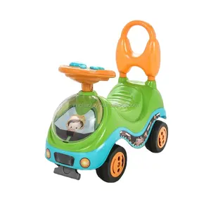 Cheap Outdoor Baby Walker Plastic Kids Ride on Push and Pedal Car Toy with Music